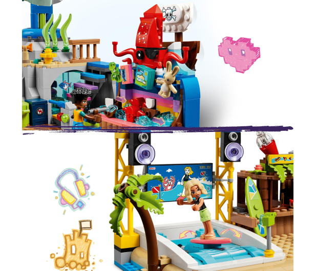 LEGO Friends 41737 Plażowy park rozrywki - 1144330 - zdjęcie 5